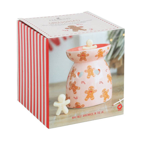 Calentador de cera para wax melts Pan de jengibre navideño