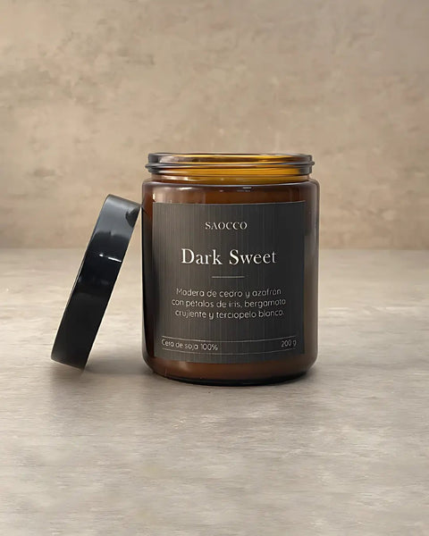 Vela aromática Dark Sweet - Saocco