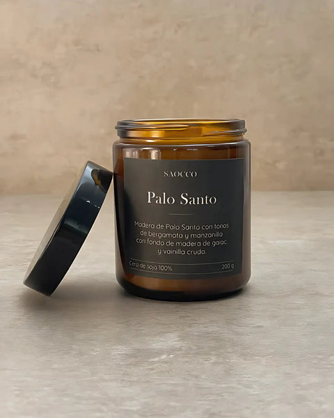 Vela aromática Palo Santo - Saocco